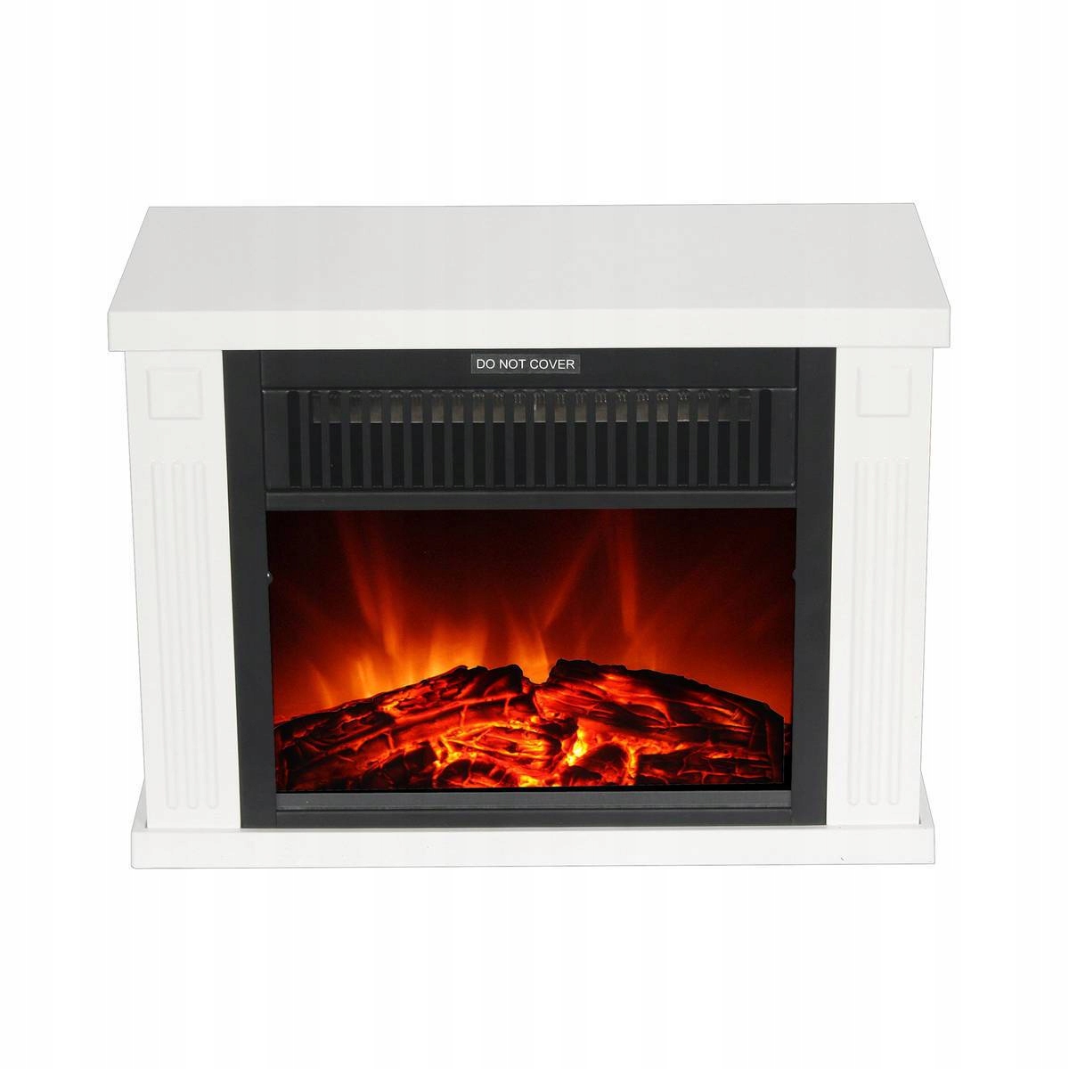 El Fuego stojaci krb s funkciou ohrevu, biely, 1200 W, 34 x 25 x 17 cm